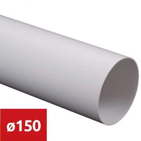 Awenta KO150-05 PVC merev cső NA150/0,5 m