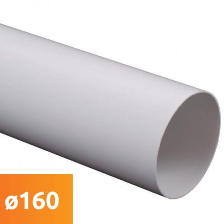 Awenta KO160-10 PVC merev cső NA160/1 m