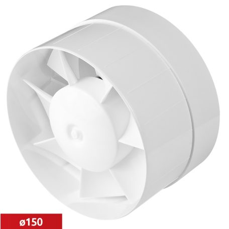 Awenta WKA150 TURBO csőbe tolható fali axiális ventilátor